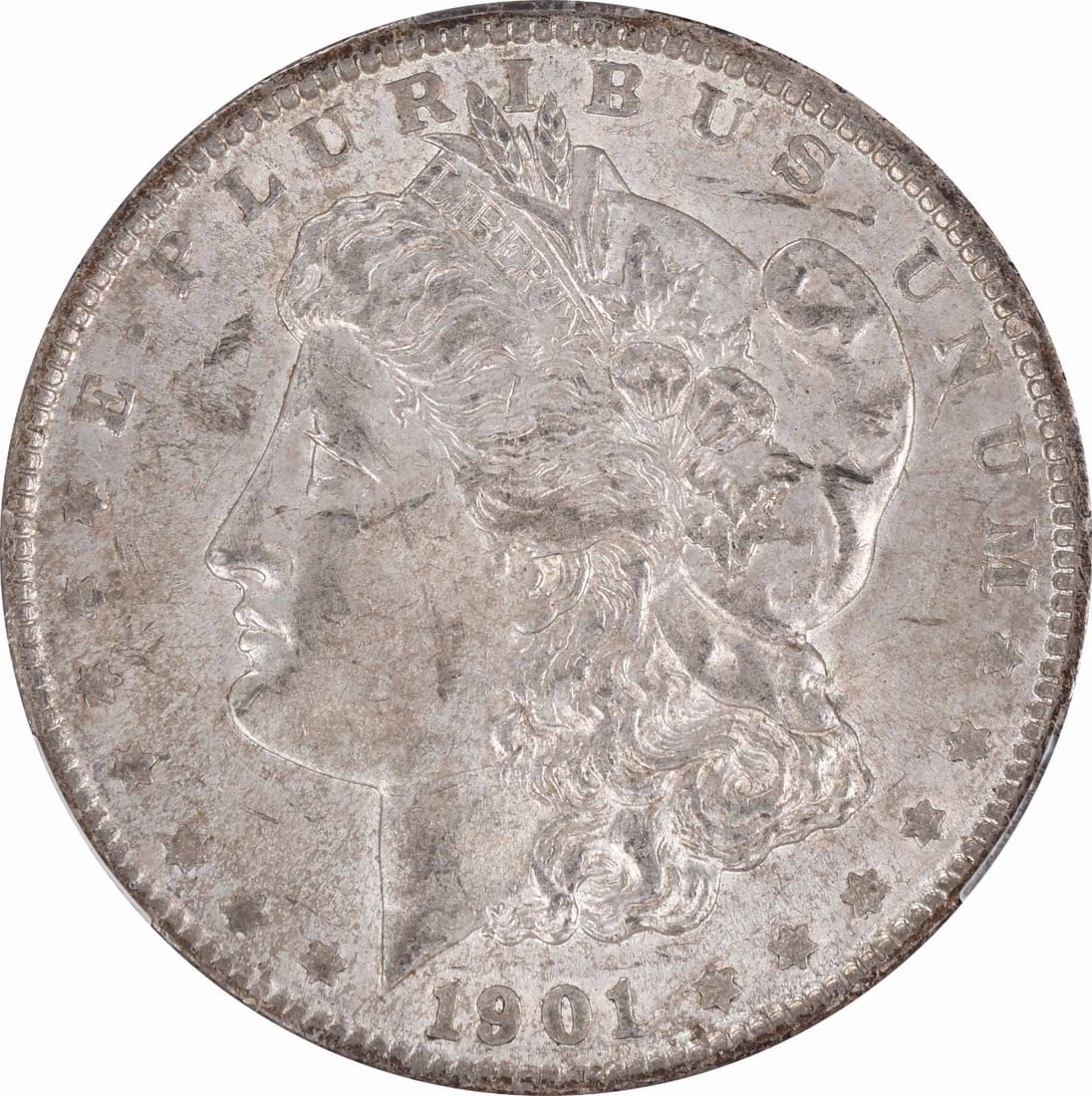 Morgan Silver Dollar AU55 CACG - 2