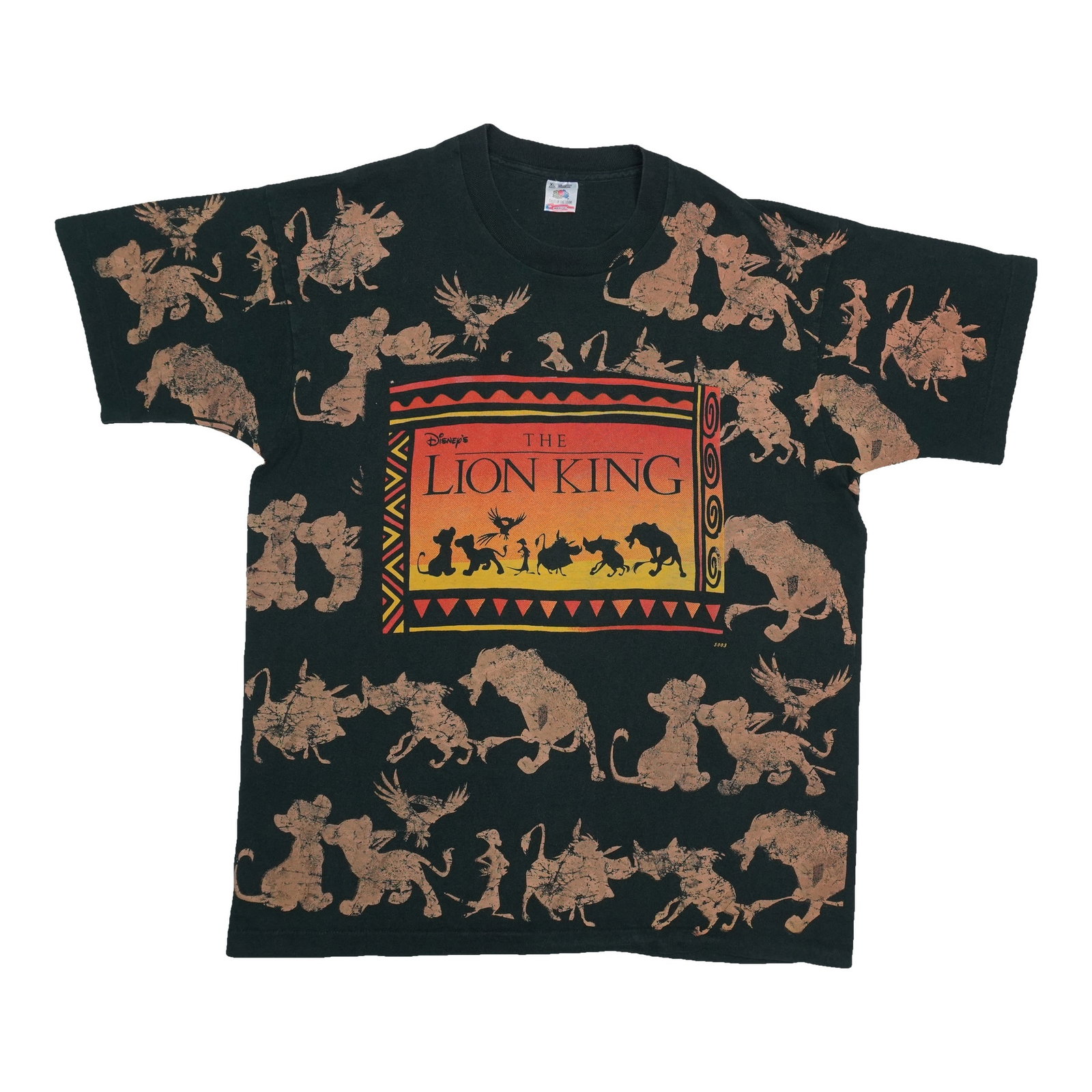 1990s The Lion King All Over Print Shirt (1 of 4)