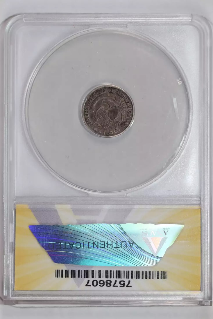 1834 CAPPED BUST HALF DIME ANACS VF35 - 2