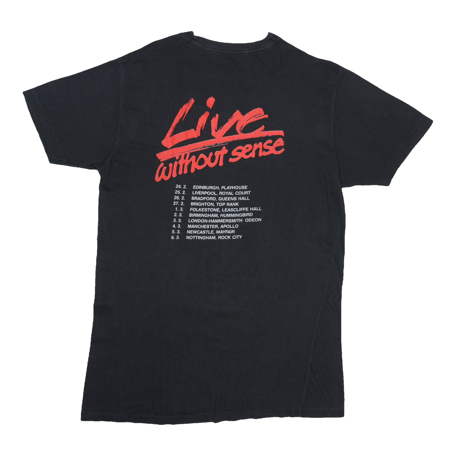 Sense Destruction Shirt Without Live 1989 - 2