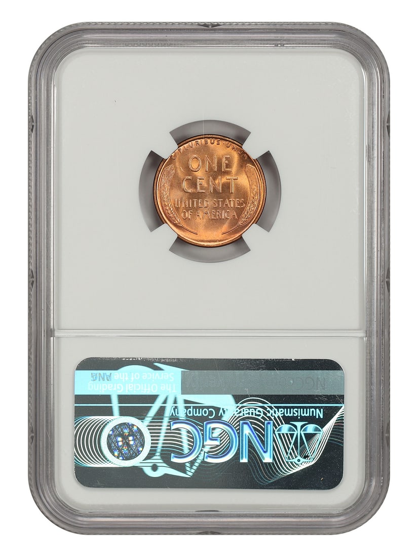Lincoln Cent 1C 1941 Wheat Reverse MS67RD NGC - 2