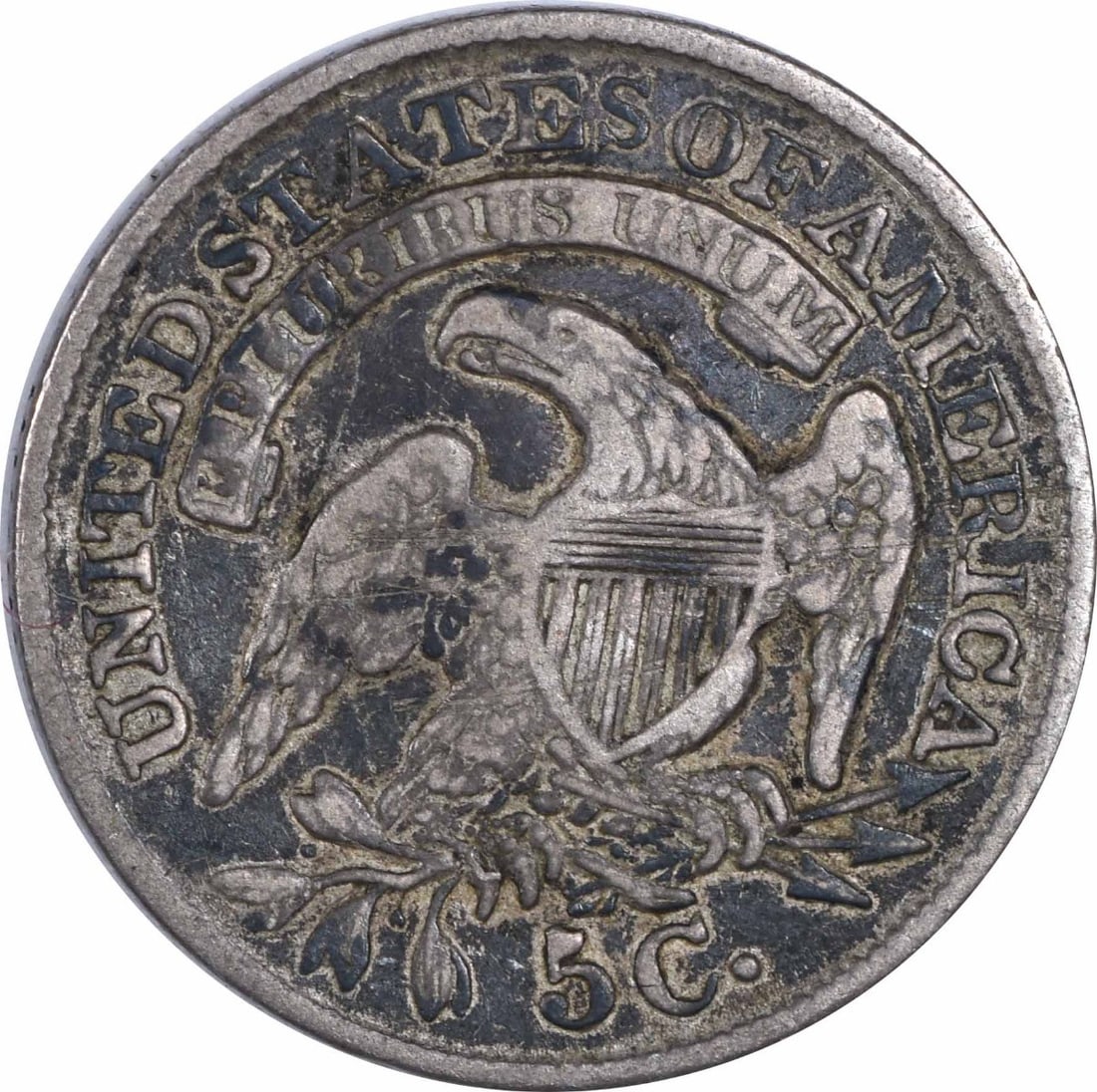 1832 Bust Silver Half Dime VF Uncertified - 2