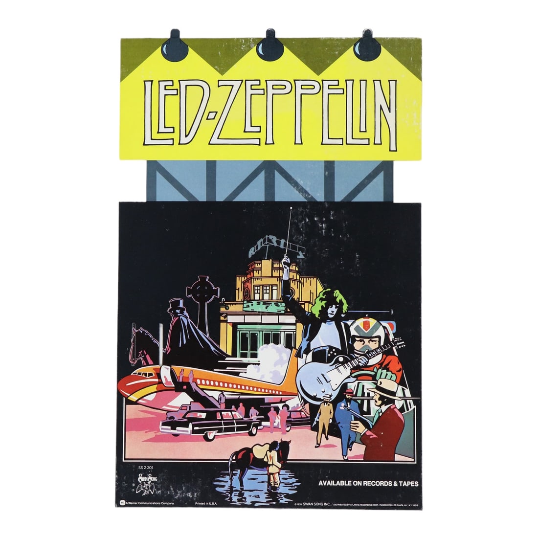 Led Zeppelin Remains Same Song Display - 6