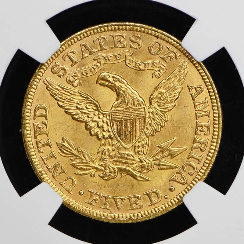 1898 Half Eagle - Motto $5 NGC MS64+ - 3