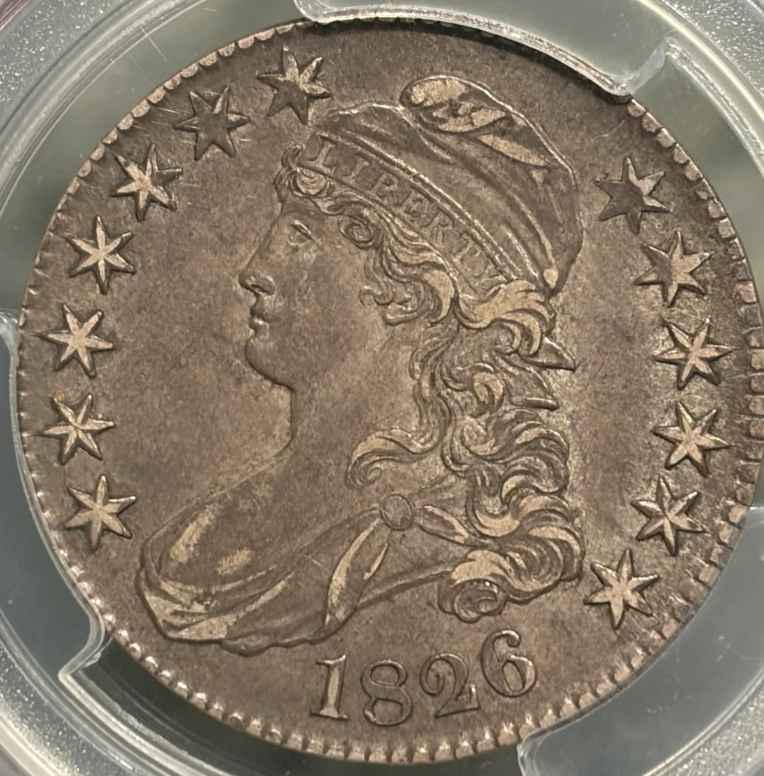 BUST HALF DOLLAR PCGS AU50 - 2