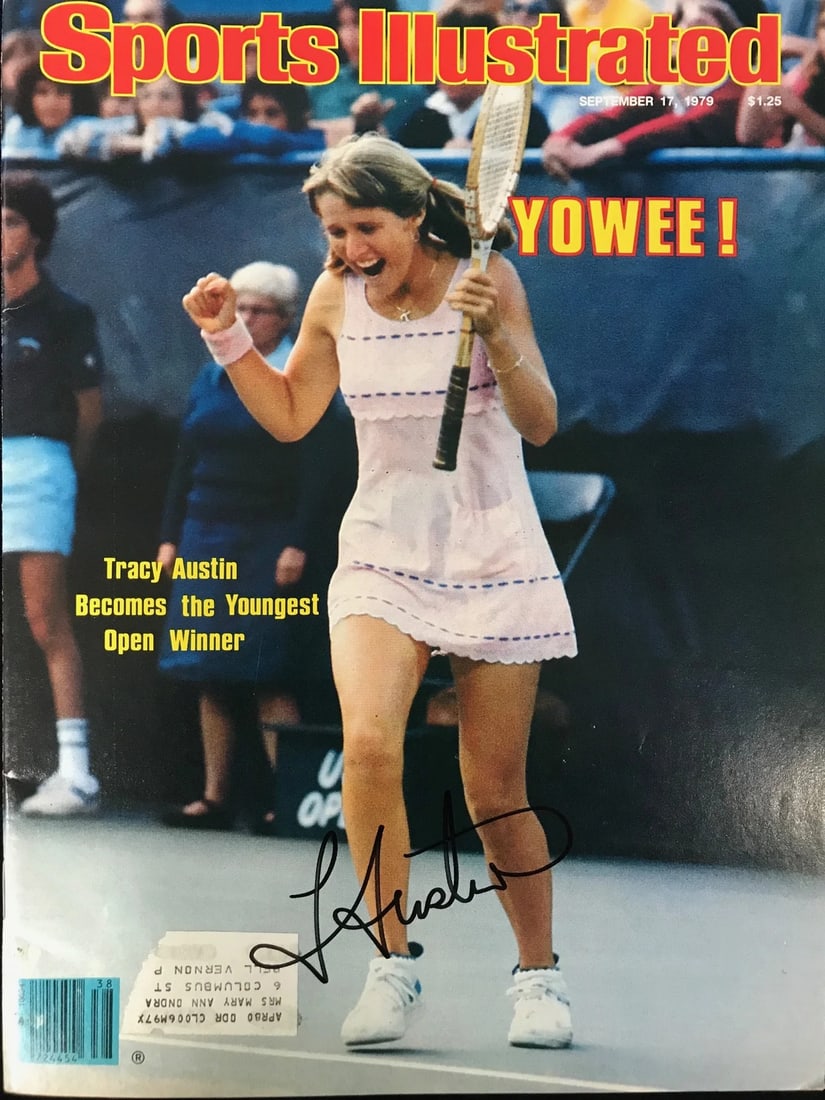 Tracy Austin Signed Sports Illustrated Magazine 1979: Tracy Austin Signed Sports Illustrated Magazine 1979 Item Specifics: Signed in black sharpie across the front of the magazine Magazine is dated from September 17, 1979 Item is authenticated by . Produ