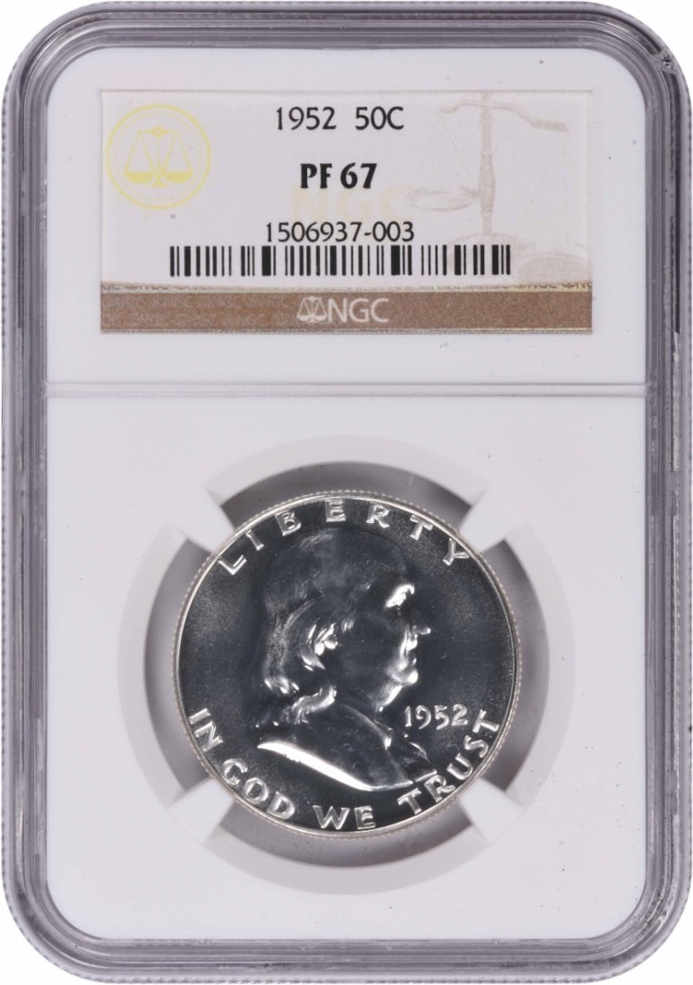 1952 Franklin Half Dollar PR67 NGC (1 of 3)