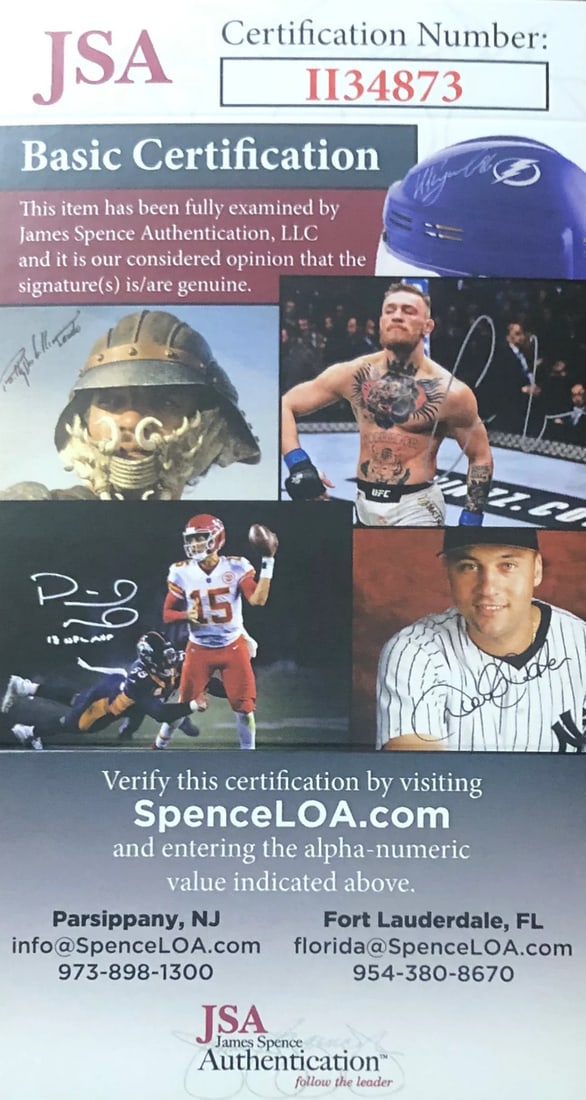 Larsen Don Autographed Contract JSA - 2