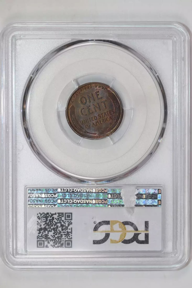 Lincoln Wheat Cent PCGS MS64 RB CAC - 2