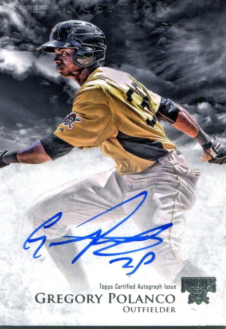 Gregory Polanco autographed Topps card (1 of 1)