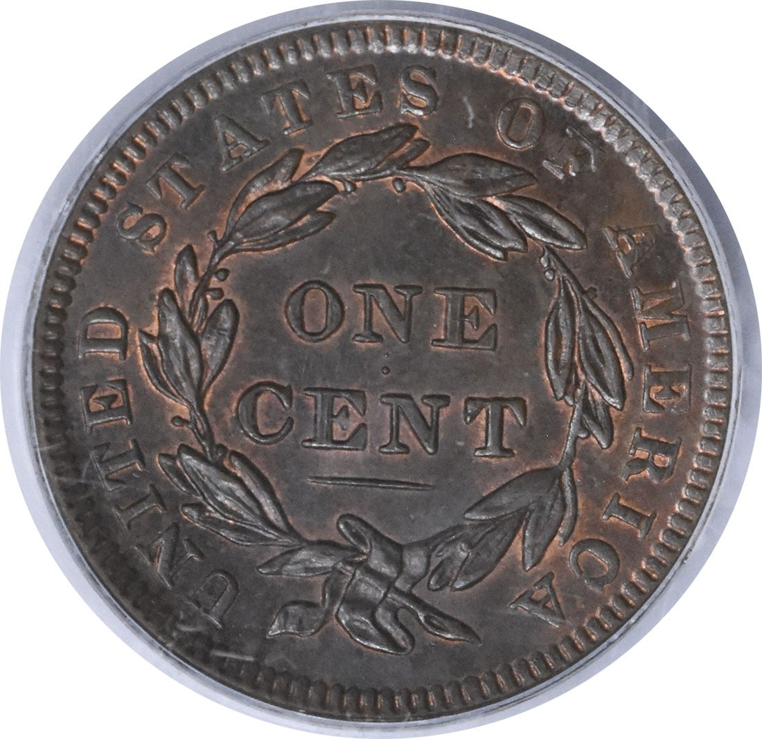 Large cent MS65RB PCGS - 3