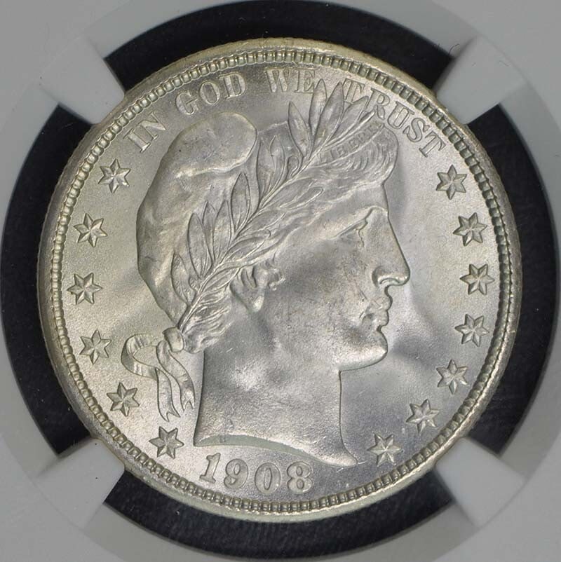 Half Dollar Barber MS67 NGC 50C - 2