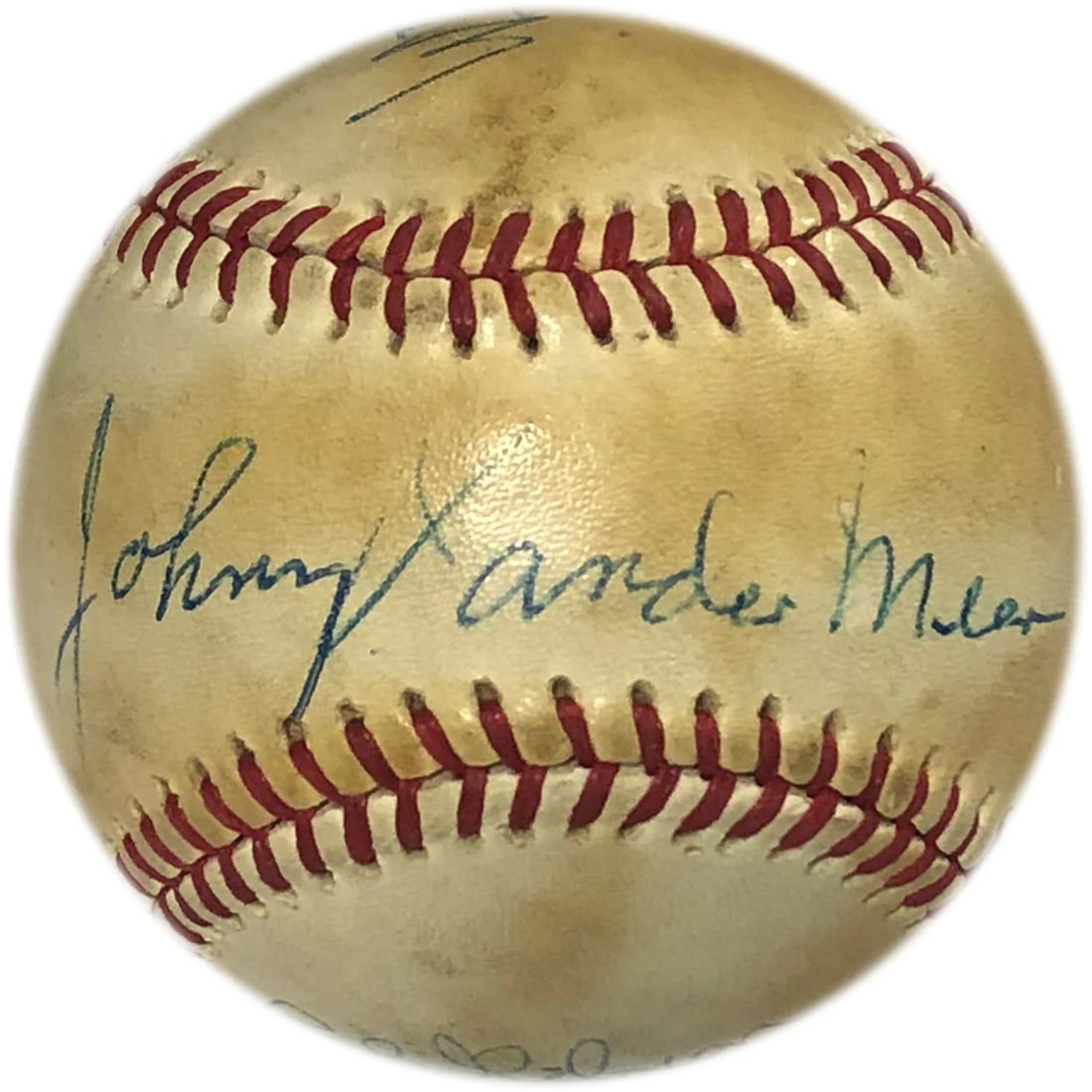 Autographed Baseball by All Star 1970 - 2