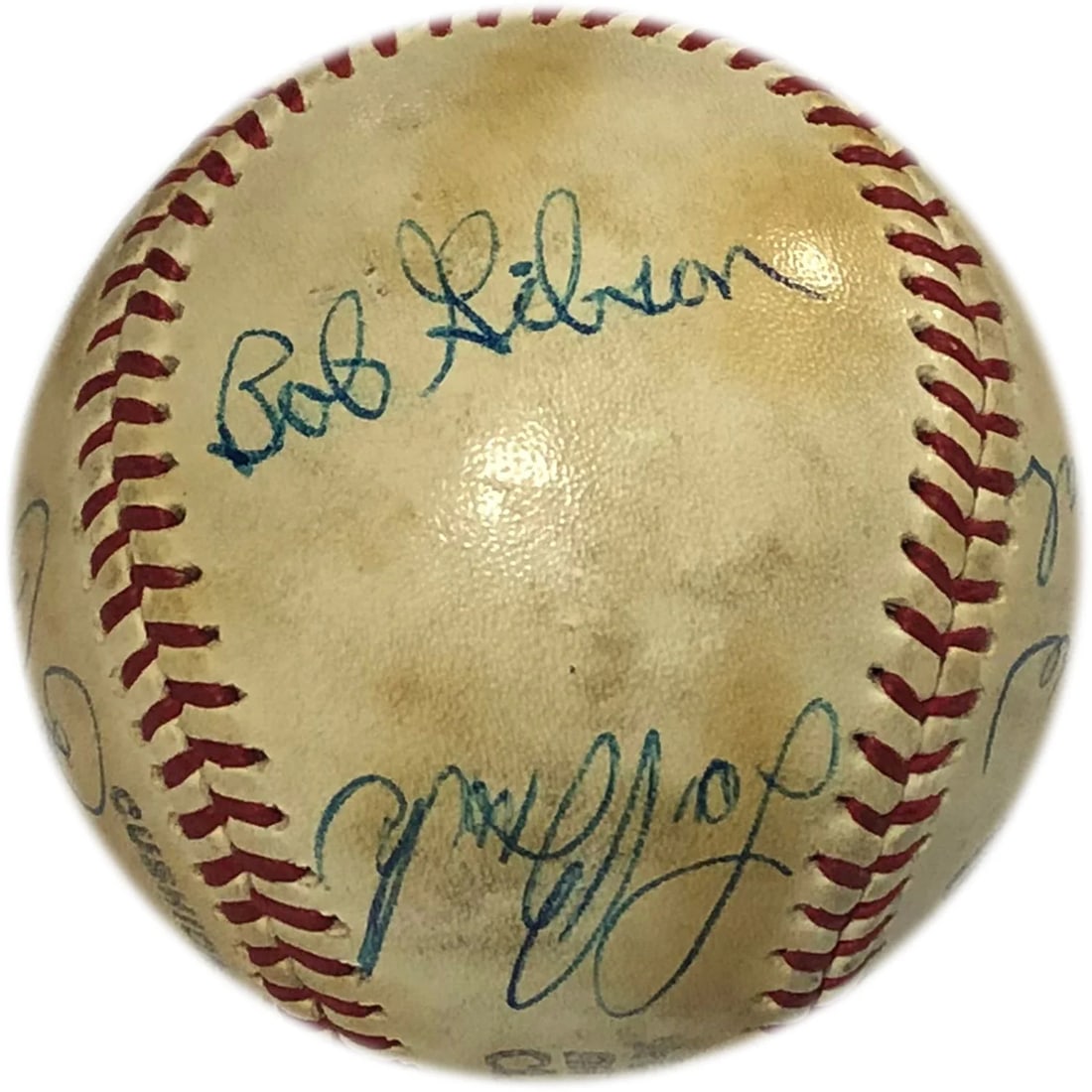 Autographed Baseball by All Star 1970 - 4