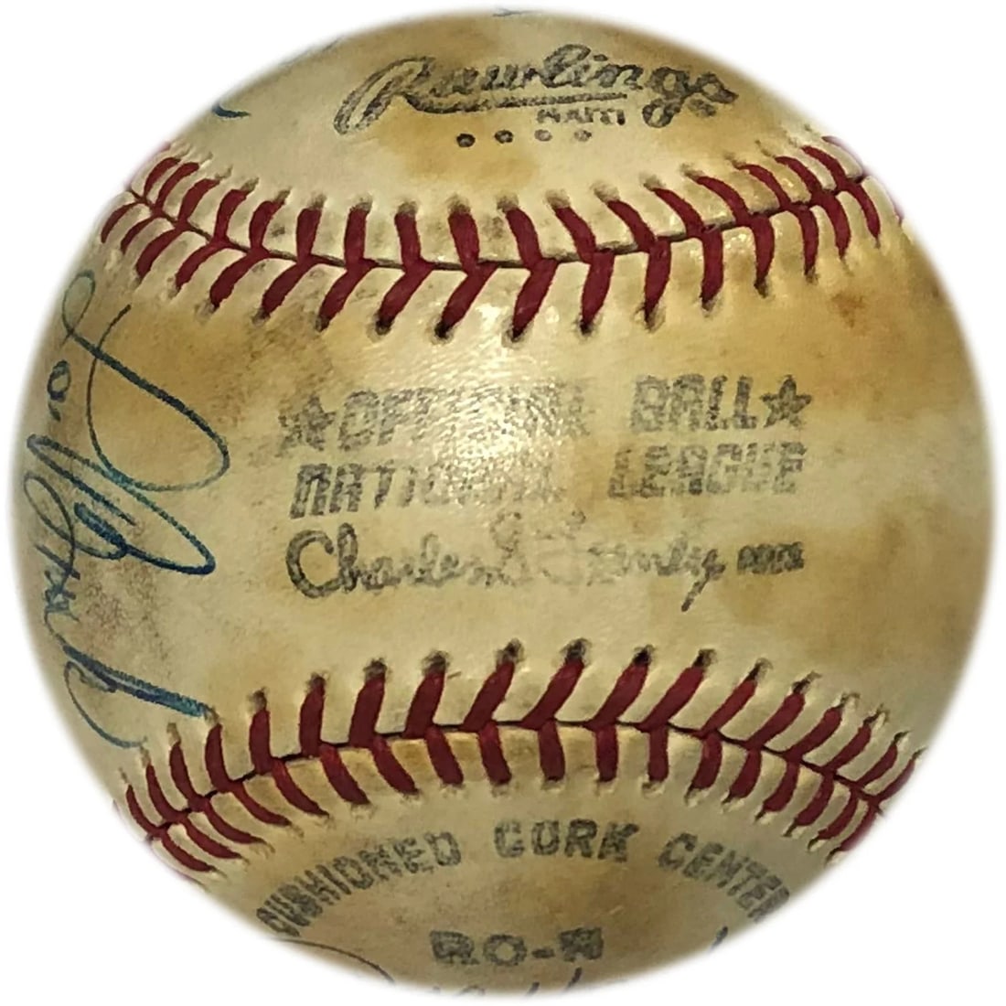 Autographed Baseball by All Star 1970 - 7