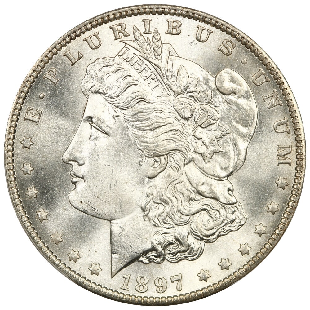 PCGS MS65+ $1 ex Vanderbilt D.L. Hansen - 3