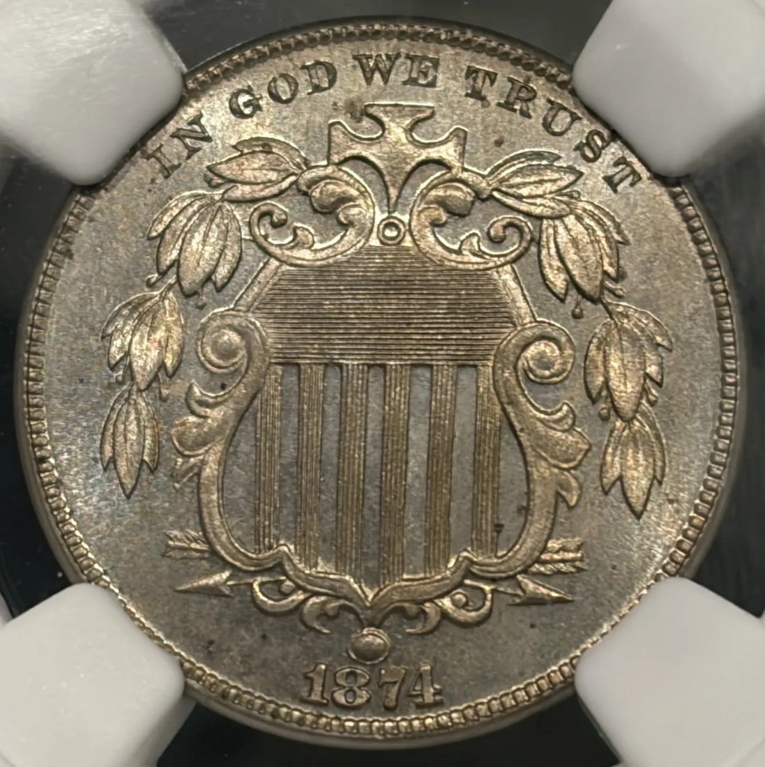 Proof shield nickel NGC pr64 - 2