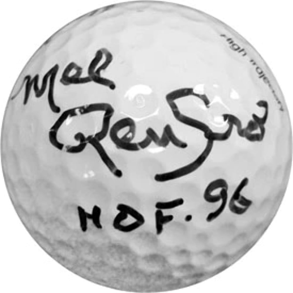 HOF Mel Renfro Autographed 96 Top Flite Golf Ball: HOF Mel Renfro Autographed 96 Top Flite Golf Ball Signed in black sharpie by Hall of Famer Mel Renfro, this 1996 Top Flite golf ball bears the mark of a legendary football player. The autograph adds a