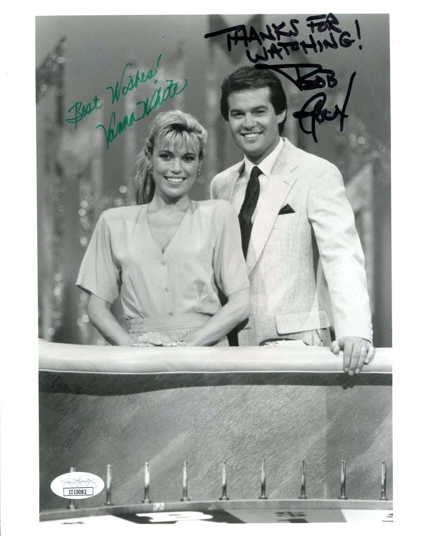 White Vanna Autographed 8x10 Photo JSA: White Vanna Autographed 8x10 Photo JSA Vanna White's sharpie signature adds a touch of personality to this official 8x10 photo, bearing the authentication of James Spence Authentication. The COA from 