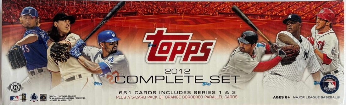 Mint Bryce Harper 2012 Topps Baseball Complete Set Factory Sealed - 3