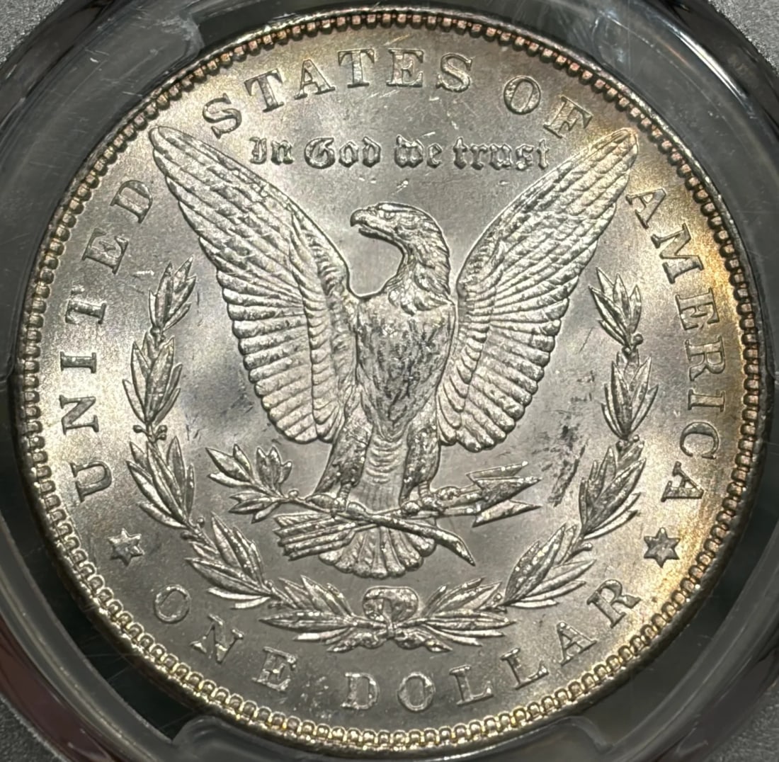 PCGS MS63 MORGAN DOLLAR - 3