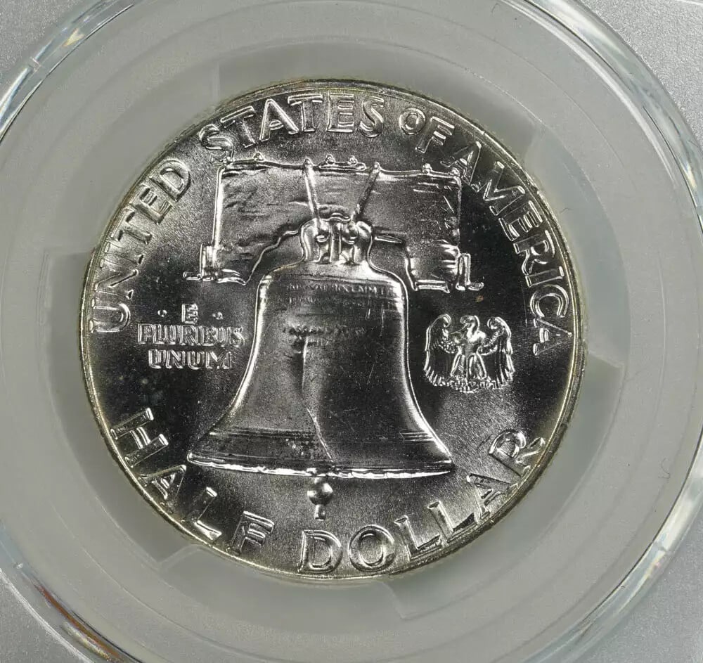 1963 FRANKLIN HALF DOLLAR 50C PCGS MS 66 MINT UNC - RUBY'S FRANKLINS (985) - 4
