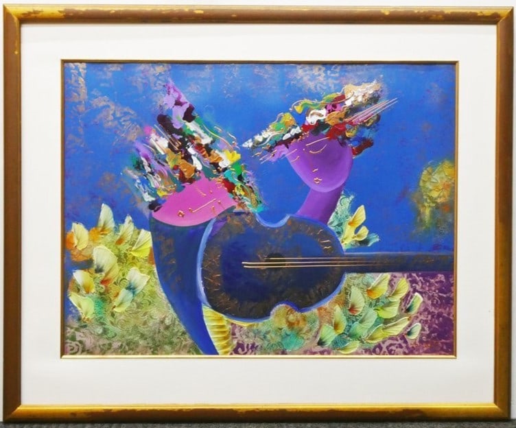 Lee White "Figurative" Large Mixed Media Ltd Ed 2000 Signed Contemporary Art (1 of 10)