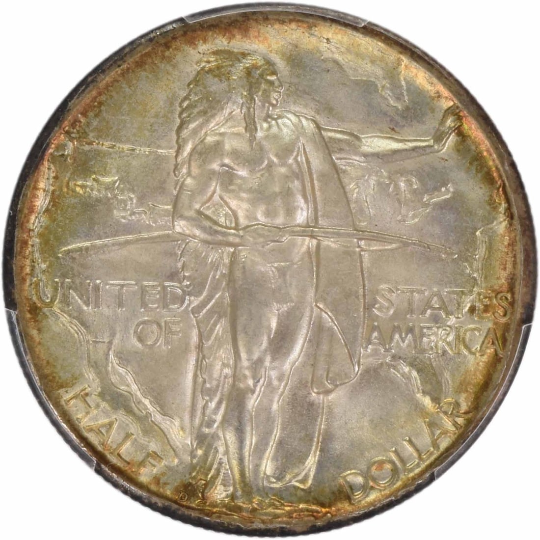 Silver Half Dollar 1933-D MS67+ Commemorative Oregon - 2