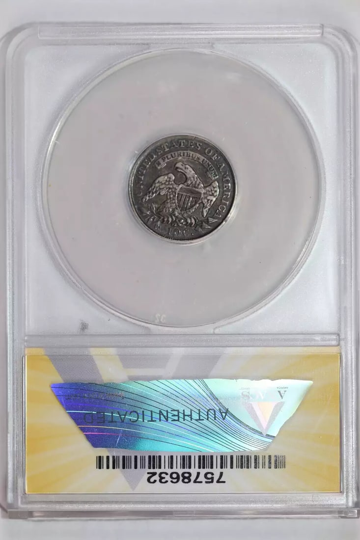 1835 CAPPED BUST DIME ANACS XF40 - 2