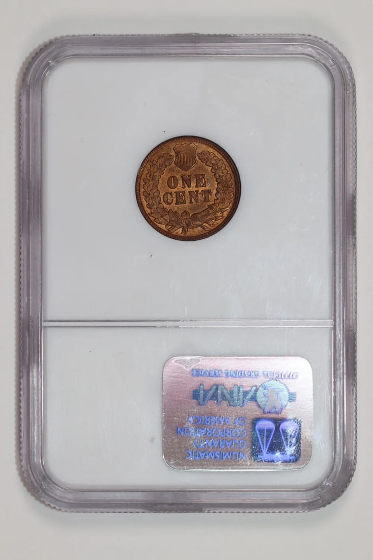 MS64 RED INDIAN NGC CENT 1889 - 2