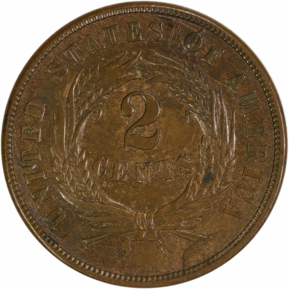 Two Cent Piece Choice Uncertified 1869 - 2