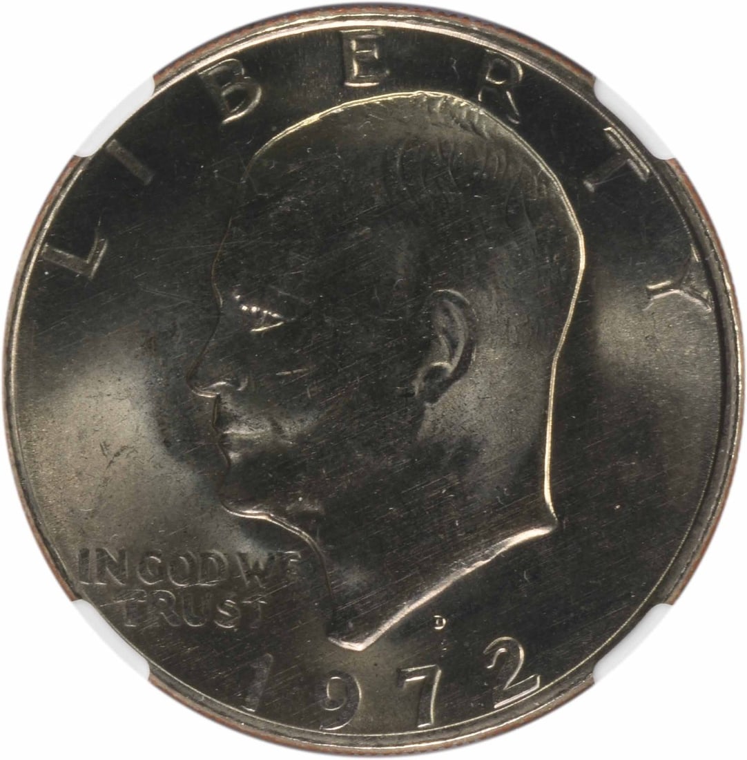 1972-D Eisenhower Dollar MS67 NGC - 2