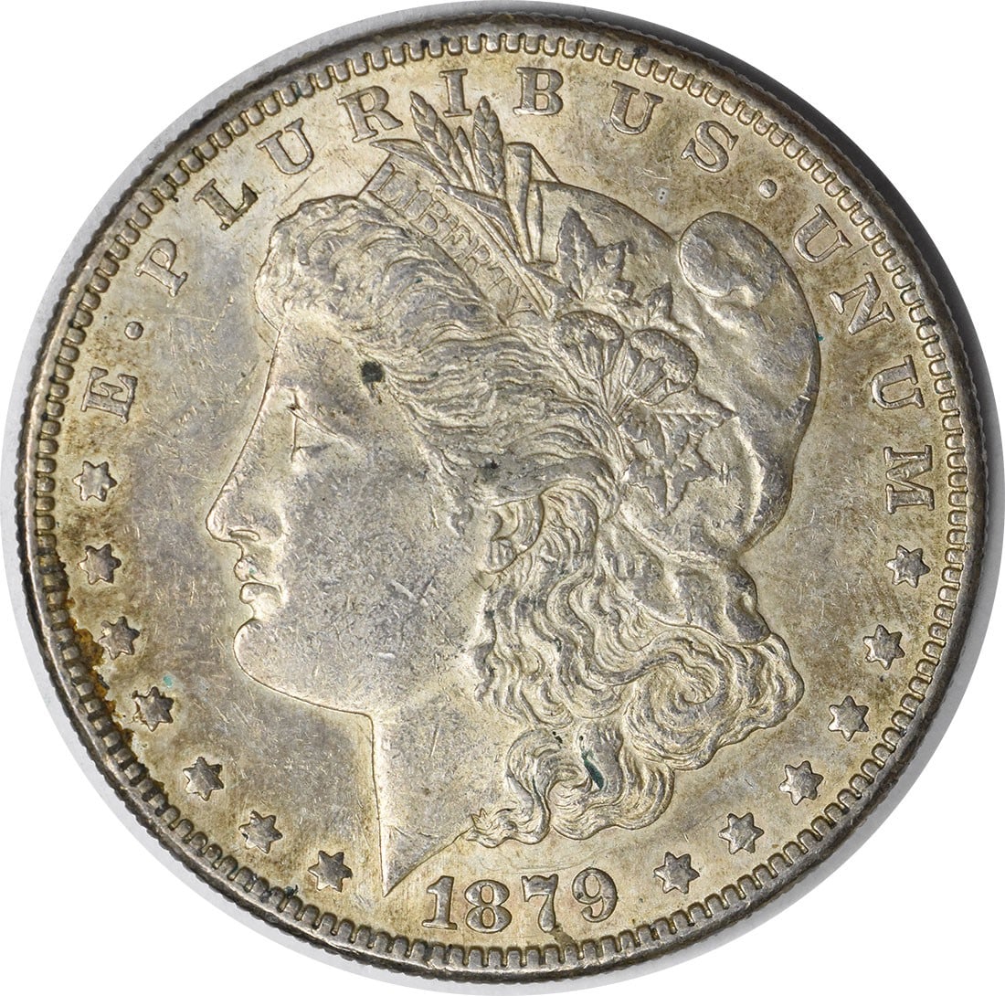 Common 1879-S VAM Morgan Silver Dollar Reverse 1878 Choice AU: Common 1879-S VAM Morgan Silver Dollar Reverse 1878 Choice AU The Common 1879-S VAM Morgan Silver Dollar Reverse features a distinctive design with the reverse date 1878, making it a unique collector'