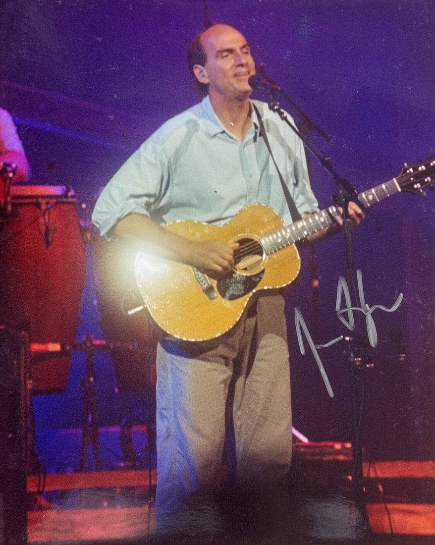 Taylor James Autographed Celebrity Photo: Taylor James Autographed Celebrity Photo Taylor James Autographed Celebrity Photo - A rare and unique opportunity to own a piece of music history, this 8x10 photo bears the signature of legendary sing