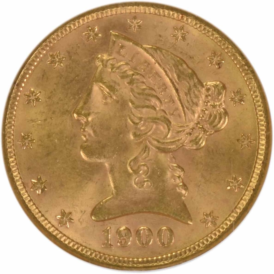1900 $5 Gold Liberty Head MS63 NGC - 2