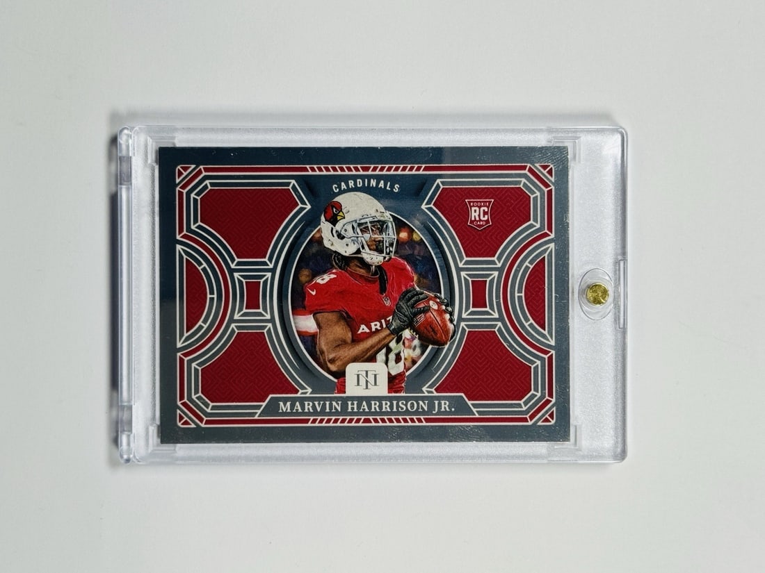 2024 NATIONAL TREASURES MARVIN HARRISON JR #9 TREASURED METALS/ 25 (100mg .999) (1 of 2)
