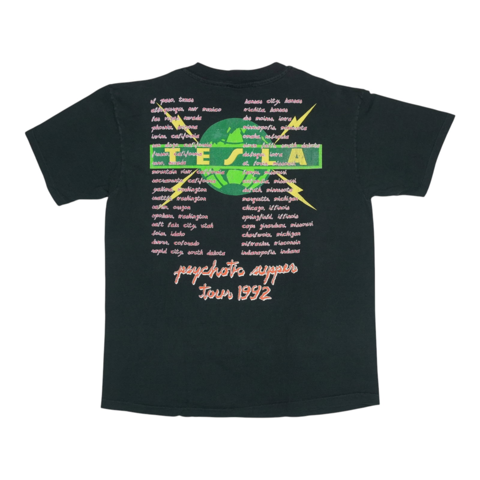 Tesla Supper Shirt Tour 1992 - 2