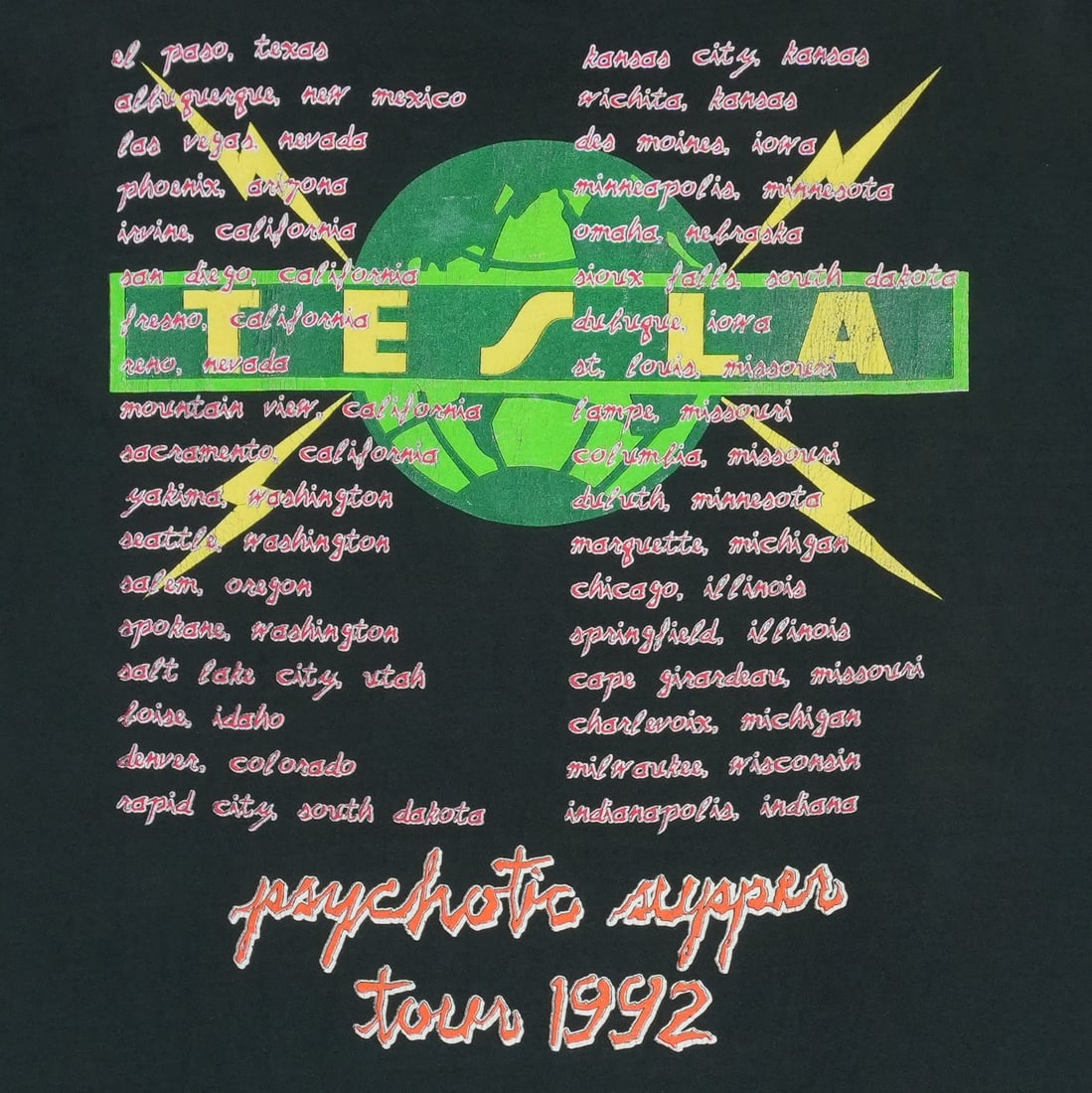 Tesla Supper Shirt Tour 1992 - 6