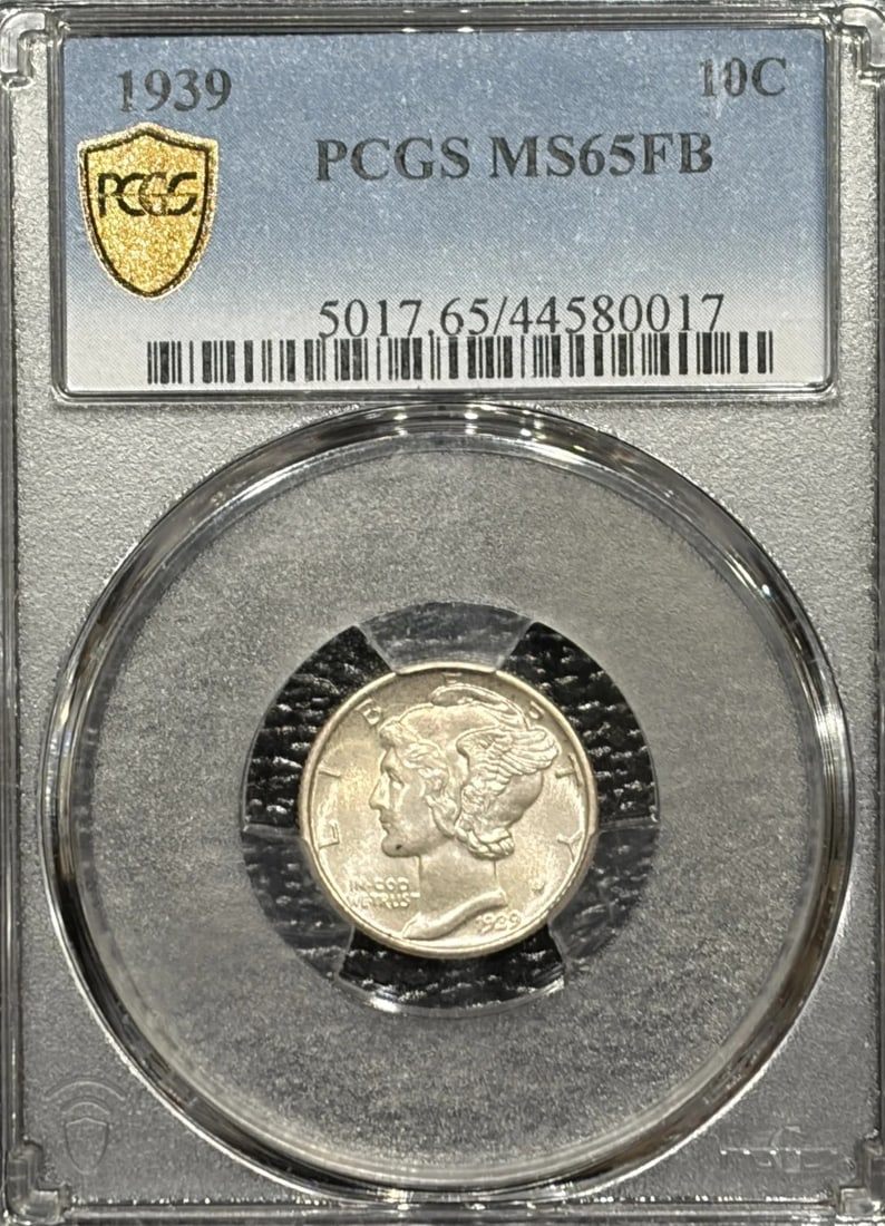 MS65 PCGS MERCURY DIME 1939 - 2