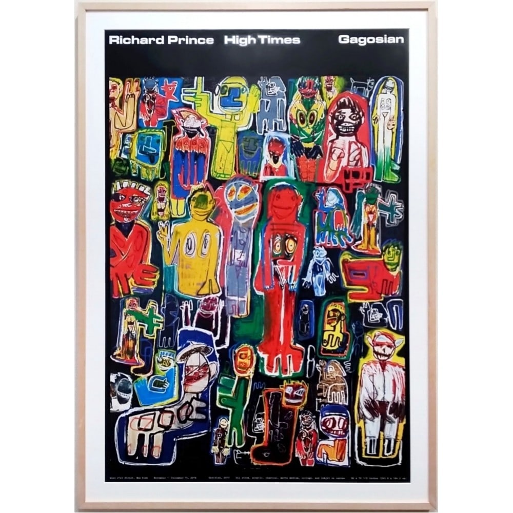 Richard Prince Gagosian High Times 2018 Exhibition Poster Framed Contemporary: Richard Prince Gagosian High Times 2018 Exhibition Poster Framed Contemporary Item Specifics: Artist: Richard Prince Unit Of Sale: Single Piece Size: Large Signed: No Material: Paper Original/Licensed