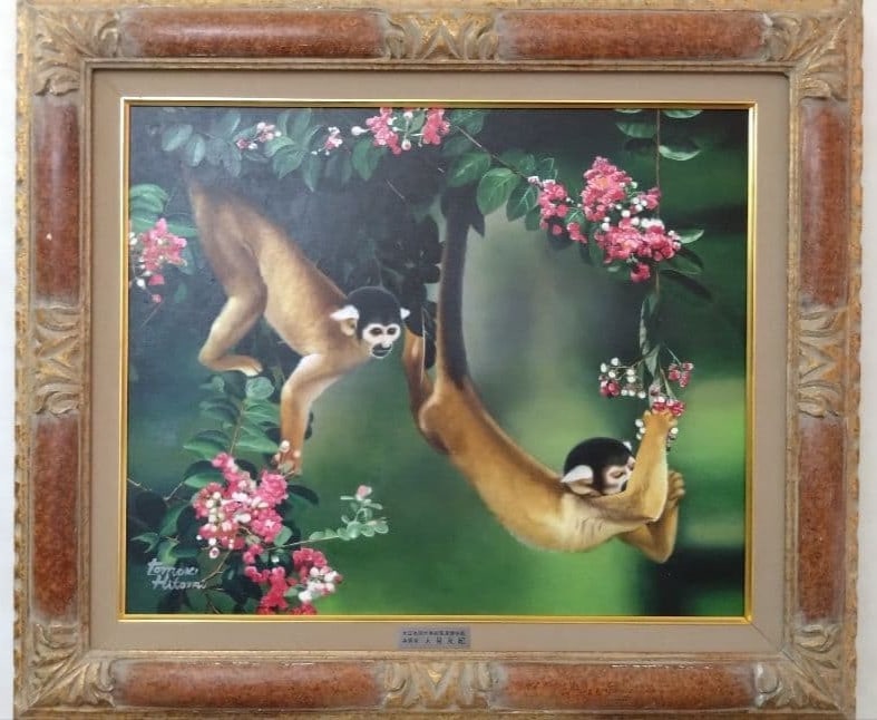 Tomoki Hitomi Monkey Oil Painting Realism Animal Art Squirrel Monkey Signed: Tomoki Hitomi Monkey Oil Painting Realism Animal Art Squirrel Monkey Signed Item Specifics: Artist: Tomoki Hitomi Unit Of Sale: Single Piece Signed By: Tomoki Hitomi Signed: Yes Size: Medium Material: