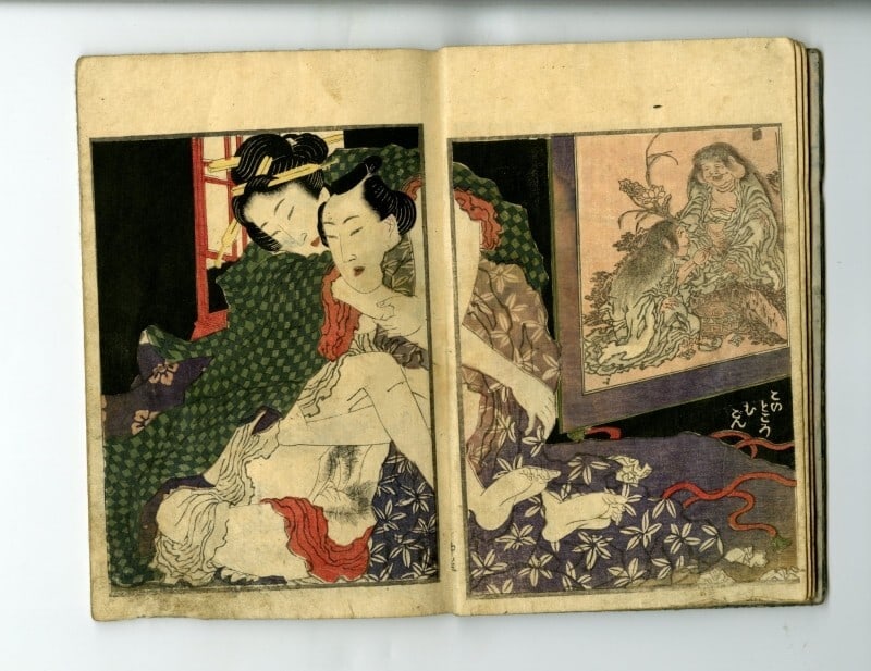 Eisen Japan Antique Woodblock Prints book man woman naked night futon kiss hug: Eisen Japan Antique Woodblock Prints book man woman naked night futon kiss hug Item Specifics: Primary Material: Paper Type: Japanese Woodblock Print Color: Multi-Color Original/Reproduction: Antique 