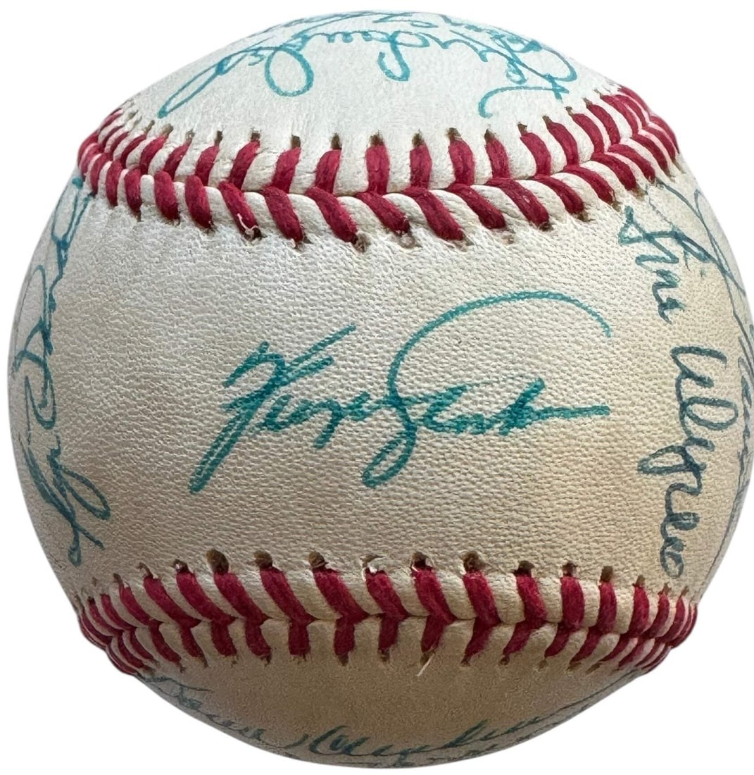 Major League Baseball Players Alumni Muti Signed Autographed Ball (1 of 6)