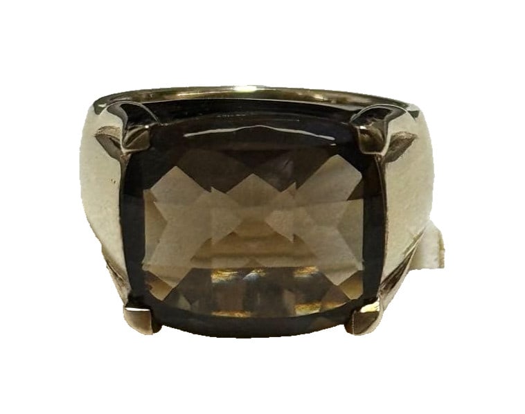 Smoky Quartz Cocktail Ring Yellow Gold Karen Walker 9k 14mm: Smoky Quartz Cocktail Ring Yellow Gold Karen Walker 9k 14mm Item Specifics: Antique: No Shape: Round Main Stone Creation: Natural Occasion: Anniversary Birthday Christening Christmas Engagement Gradua