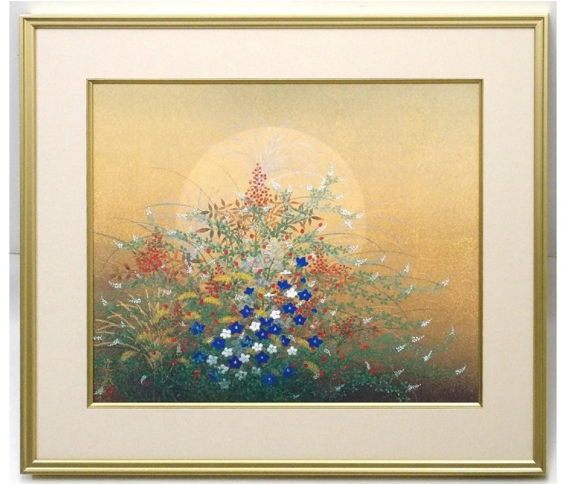 Ishiodori Autumn Silkscreen Flowers Gold Japanese Art Tatsuya Signed: Ishiodori Autumn Silkscreen Flowers Gold Japanese Art Tatsuya Signed Item Specifics: Artist: Tatsuya Ishiodori Unit Of Sale: Single Piece Signed By: Tatsuya Ishiodori Image Orientation: Landscape Size