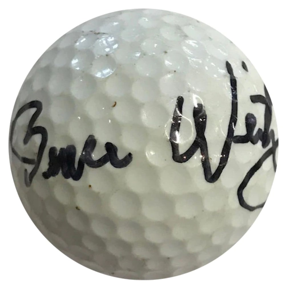 Golf Ball Autographed By Bruce Weitz Top Flite (1 of 1)