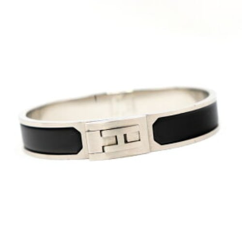 HERMES Jet Bangle Black & Silver Used Jet Bangle shipping from Japan: HERMES Jet Bangle Black & Silver Used Jet Bangle shipping from Japan Item Specifics: Brand: HERMES Frame Color: - Type: Bangle Color: Black Gold Style: Bangle Country: France Weight: 1.61oz Product Di