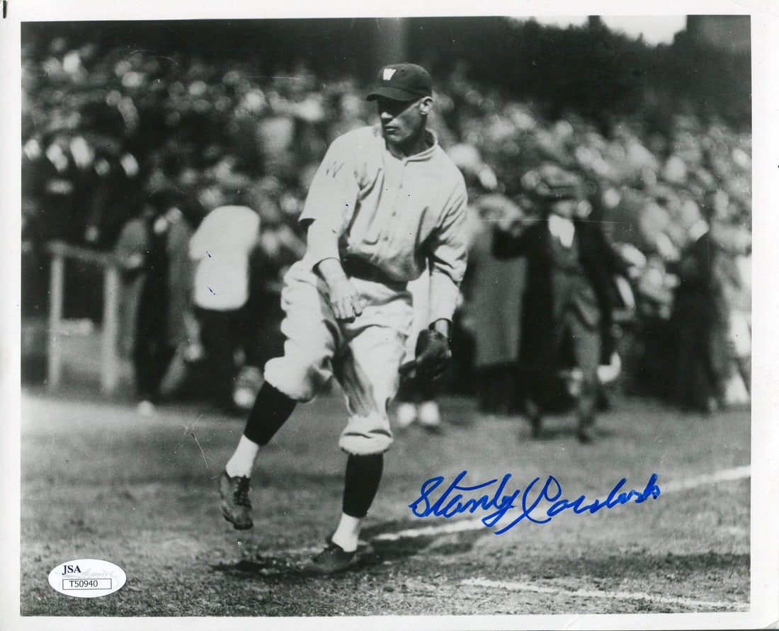 Coveleski Autographed Photo Stan 8x10: Coveleski Autographed Photo Stan 8x10 Item Specifics: Brand: James Spence Authentication (JSA) Stan Coveleski Autographed 8x10 Photo (JSA) Signed in blue sharpie across the front of the photo The phot