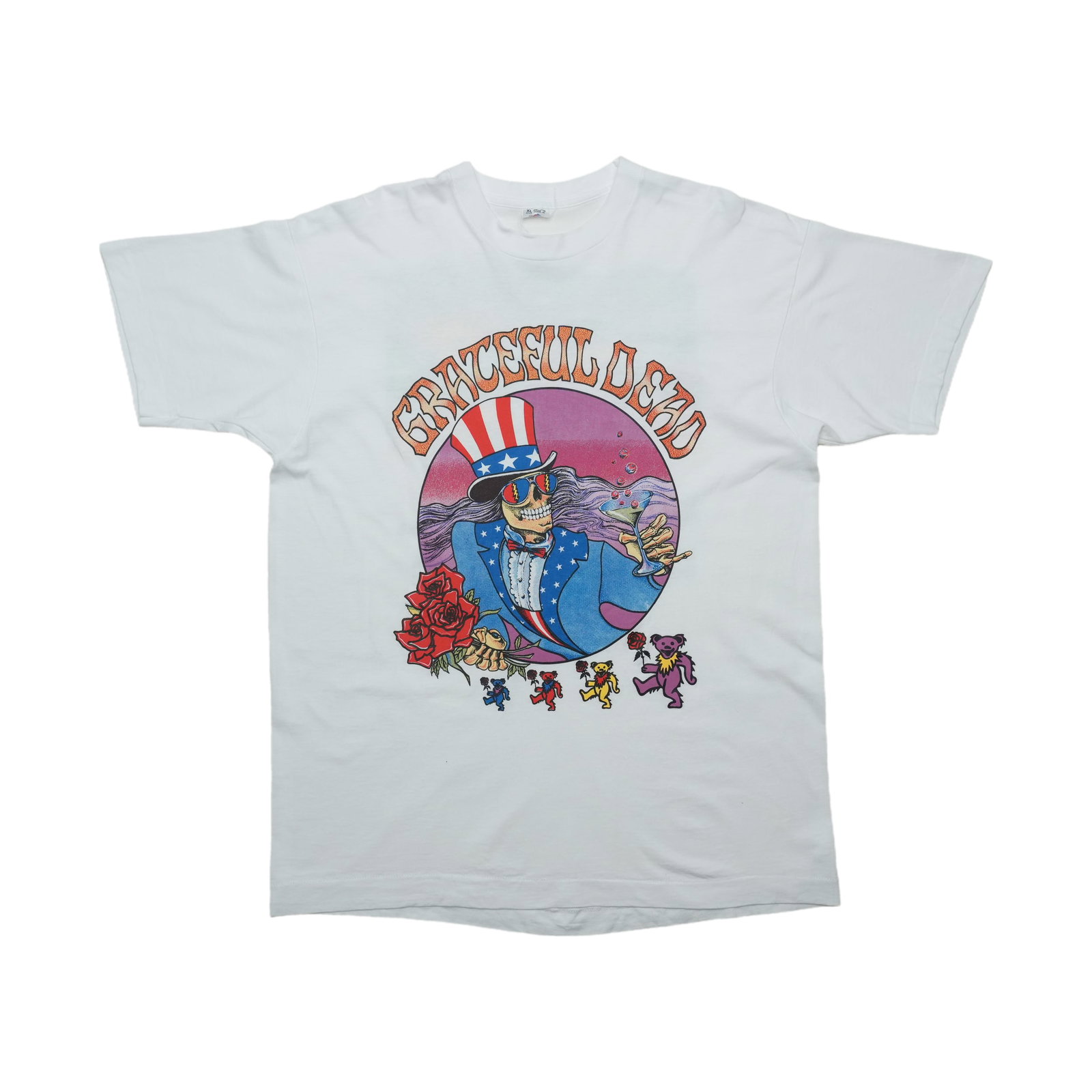 Dead Grateful 1994 Summer Tour Traffic Shirt: Dead Grateful 1994 Summer Tour Traffic Shirt Extra Large White 1994 Grateful Dead Summer Tour Traffic Shirt. This vintage shirt features front and back graphics, measuring 23" pit to pit and 31" colla