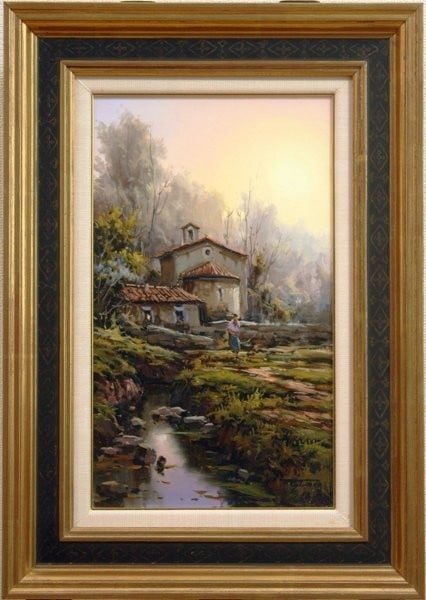 Fermin Colomer Valls Oil Painting Spanish Landscape Signed M6 Canvas: Fermin Colomer Valls Oil Painting Spanish Landscape Signed M6 Canvas Item Specifics: Artist: Fermin Colomer Valls Unit Of Sale: Single Piece Signed By: Fermin Colomer Valls Signed: Yes Size: Medium Ma